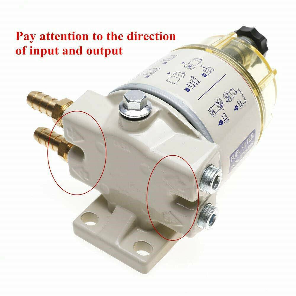 R12T Marine Fuel Filter/ Water Separator For Outboard Engine New Open Box