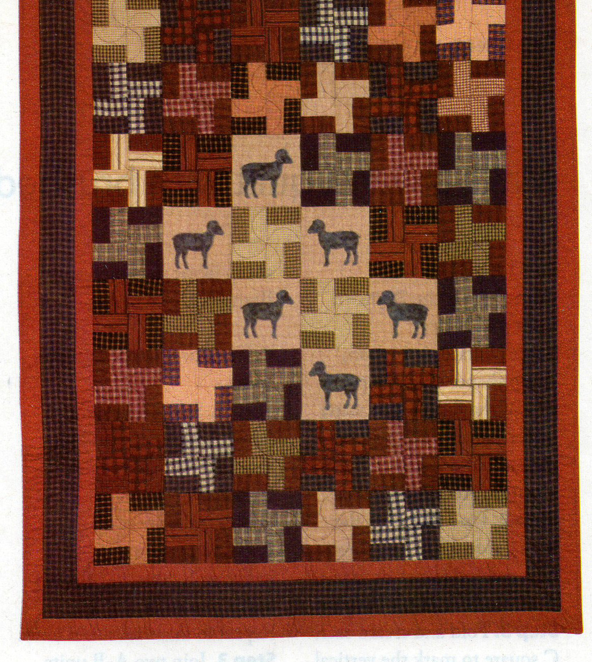 Boys' Night Out Quilt Pattern Pieced/Applique MU