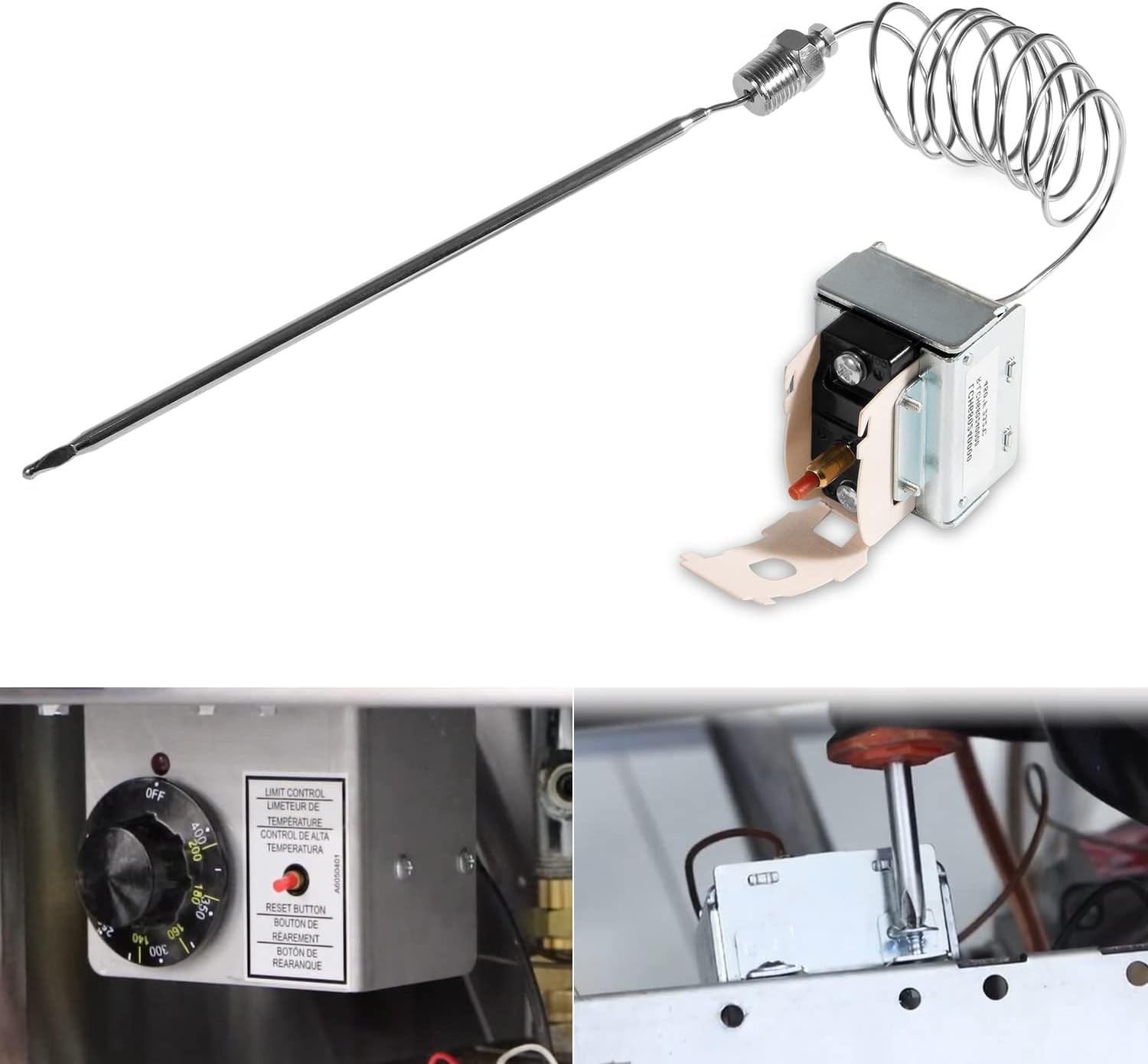 PTPP10084, PTP5047210 PP10084 High Limit Switch Fits Pitco Fryers & Gas Fryers