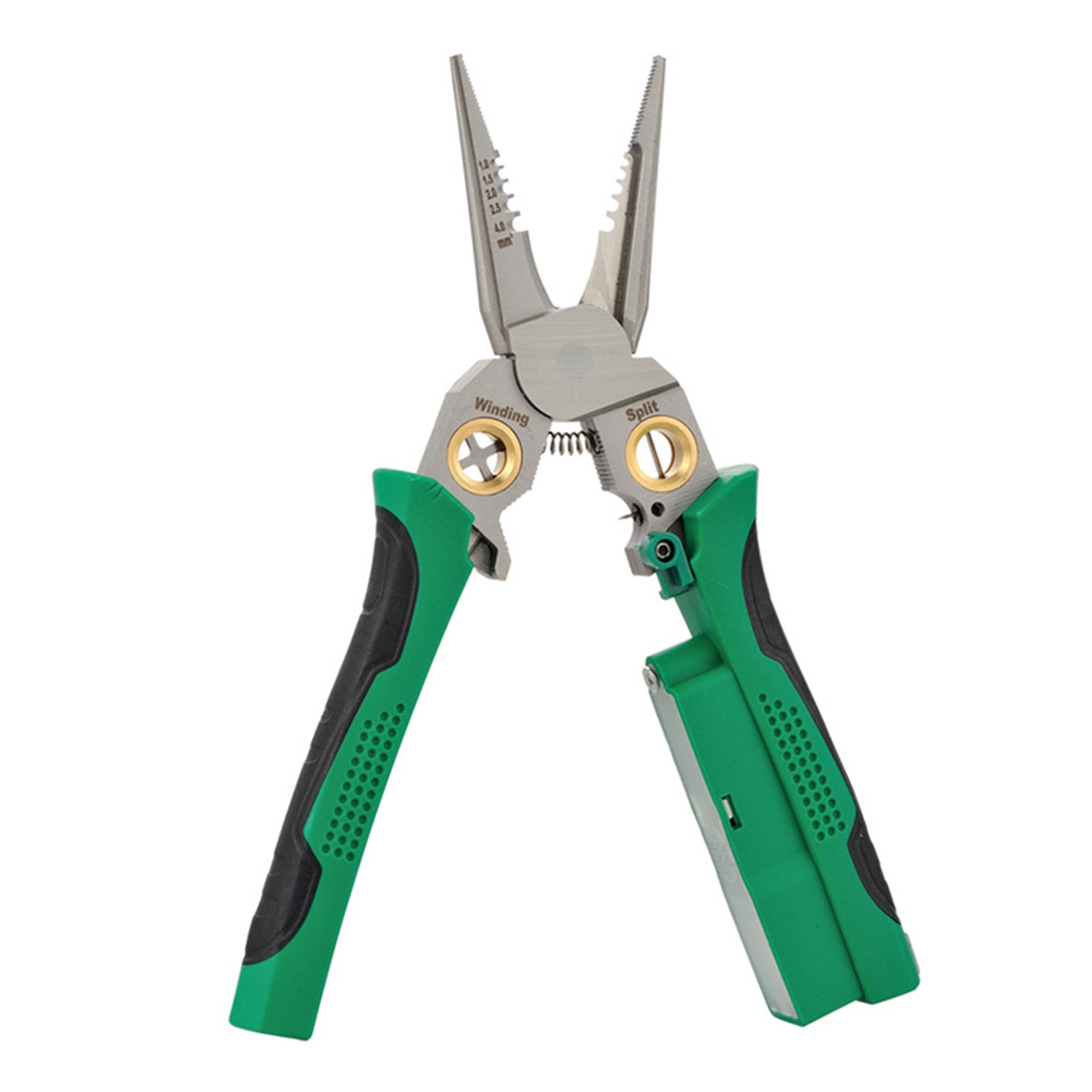 8-in-1 Professional Wire Stripper Tool /w Voltage Tester for Electrical Projects