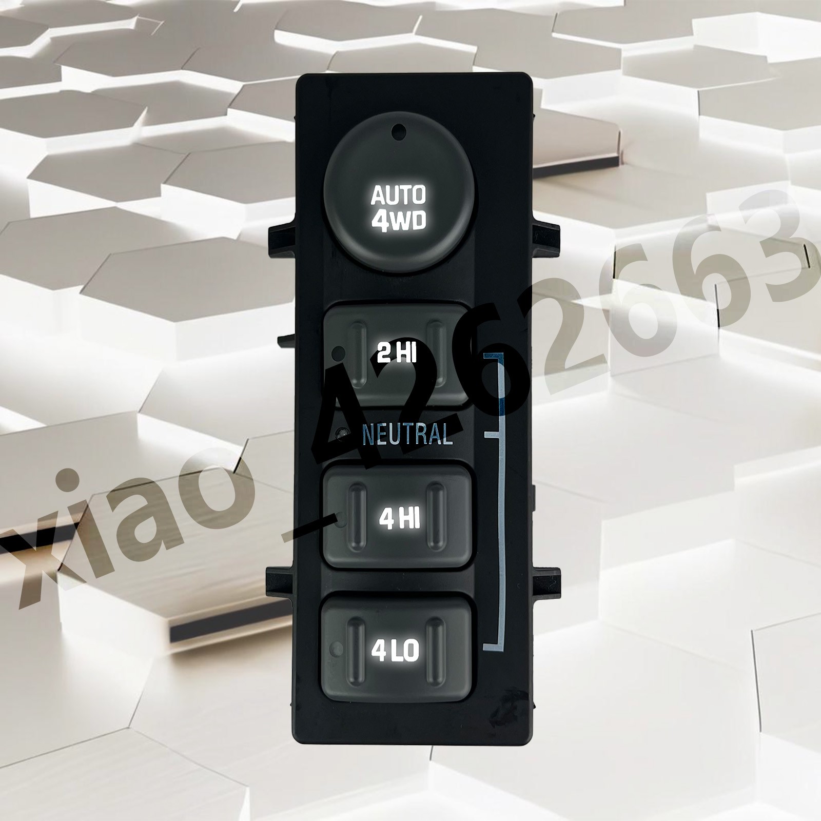 New 03-06 White LED 4WD 4x4 Switch Upgrade Chevy Silverado Sierra Tahoe Yukon