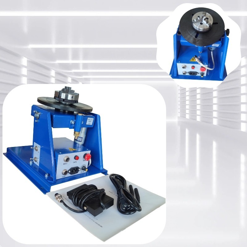 110V Welding Turntable Positioning Machine with 80mm Chuck 10KG