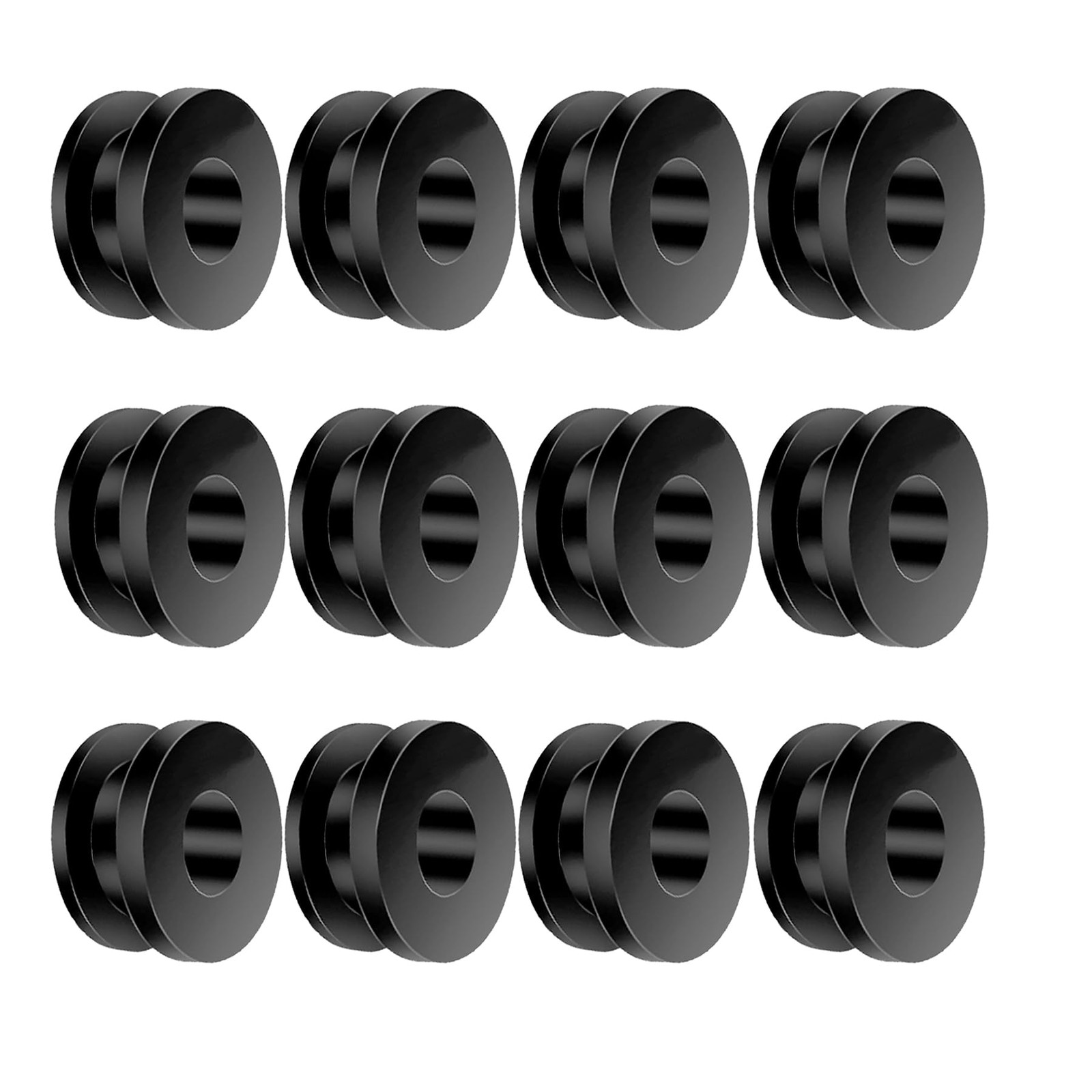 Rubber Grommets Kit Rubber Polishing Pad Fits for Automotive Motorcycle Body ...