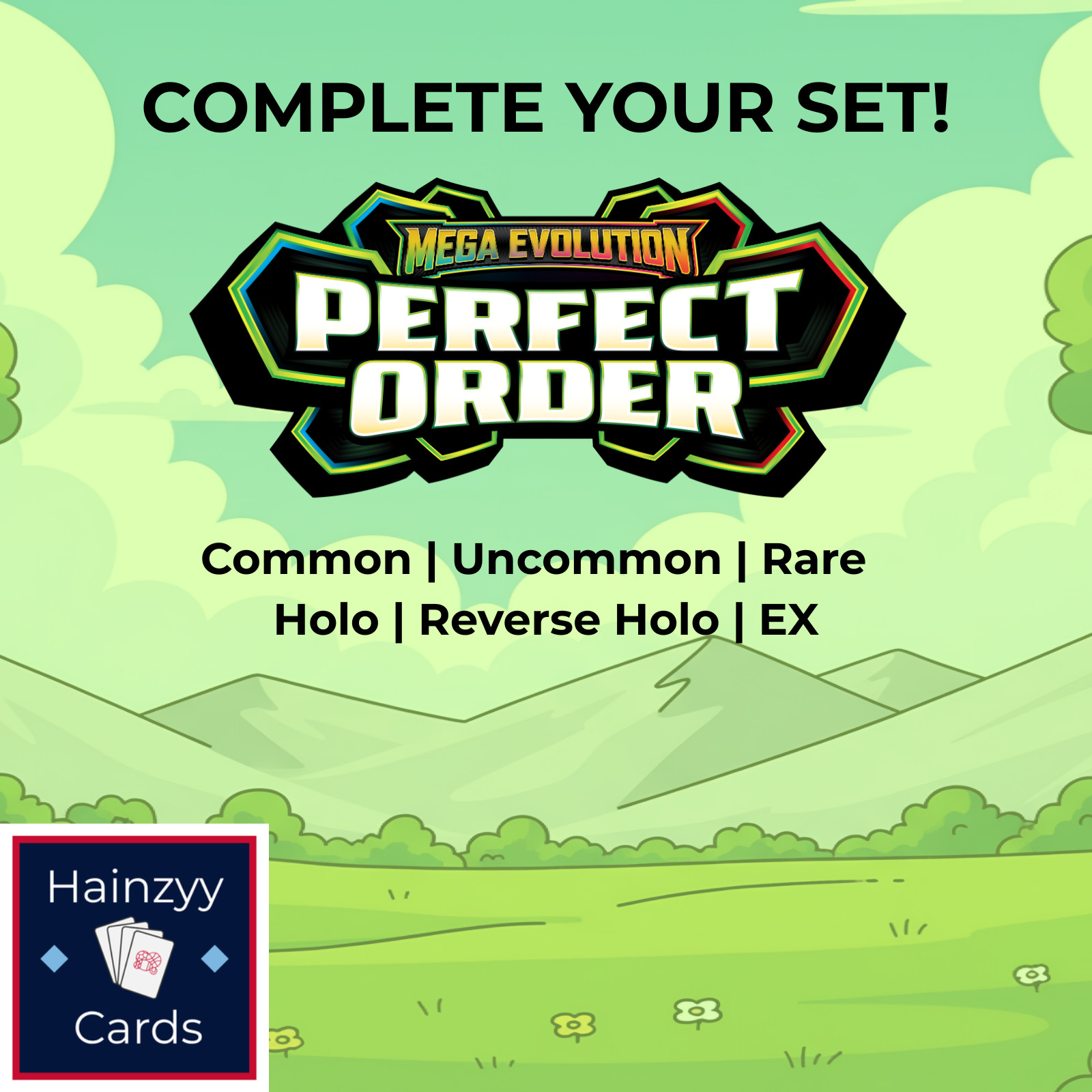 Perfect Order | Complete your set | Choose Your Cards