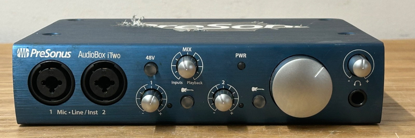 PreSonus AudioBox iTwo USB High-Definition Recording Audio Interface UNTESTED