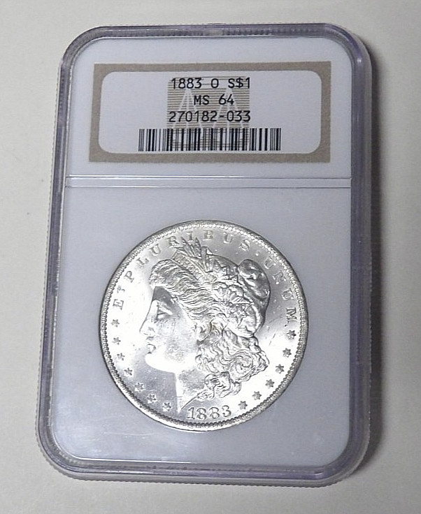 NGC MS64 1883-O Morgan Silver Dollar Gem BU New Orleans Mint #270182-033