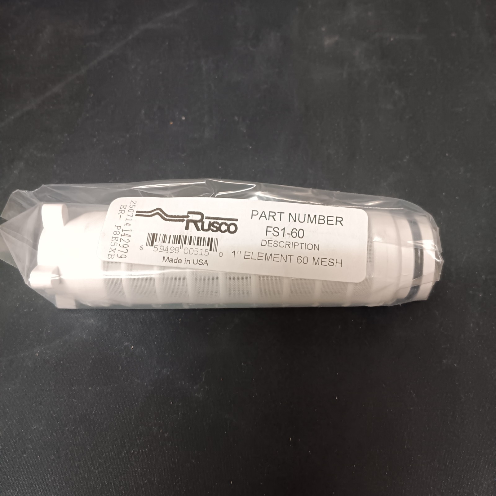 Rusco Spin-Down Element - 60 Mesh