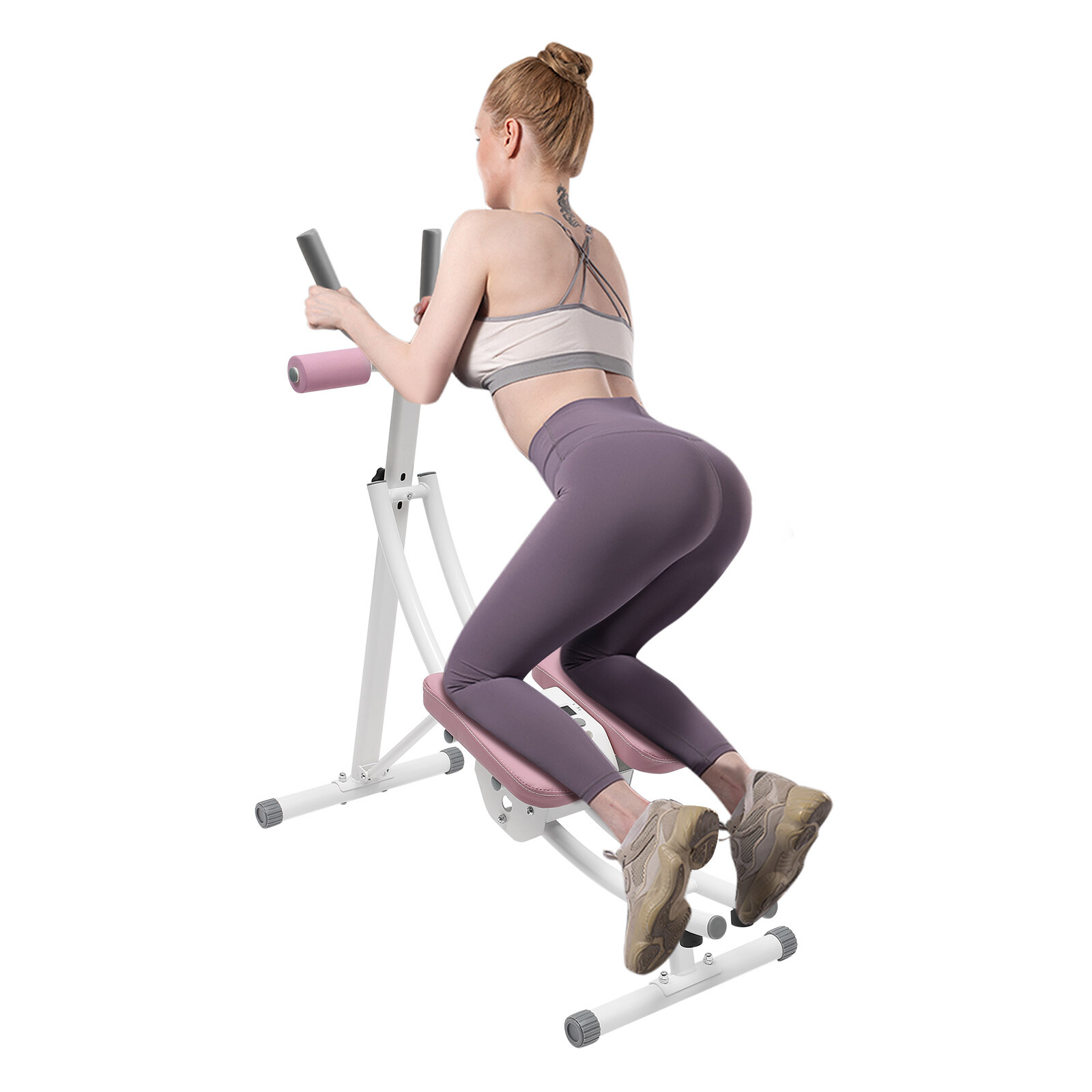Ab Exercise Bench Abdominal Workout Machine Foldable Sit Up Full Body Equipment
