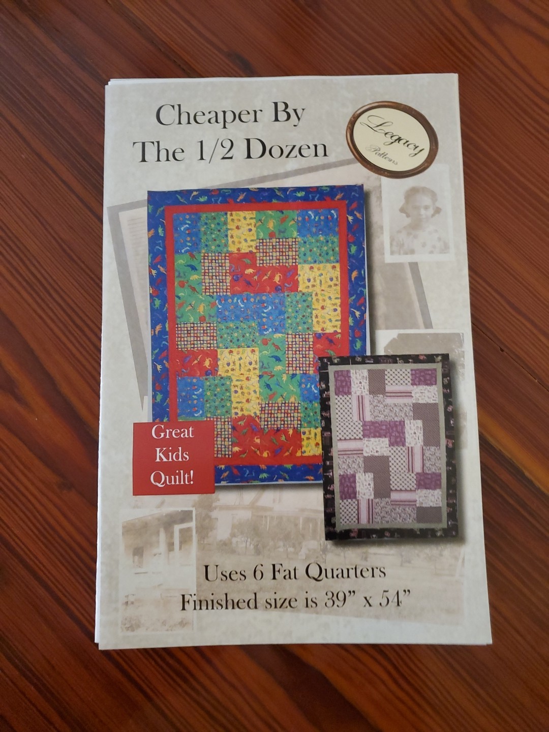 Legacy Patterns Cheaper by the 1/2 Dozen Quilt Pattern LEG8102 New in Package
