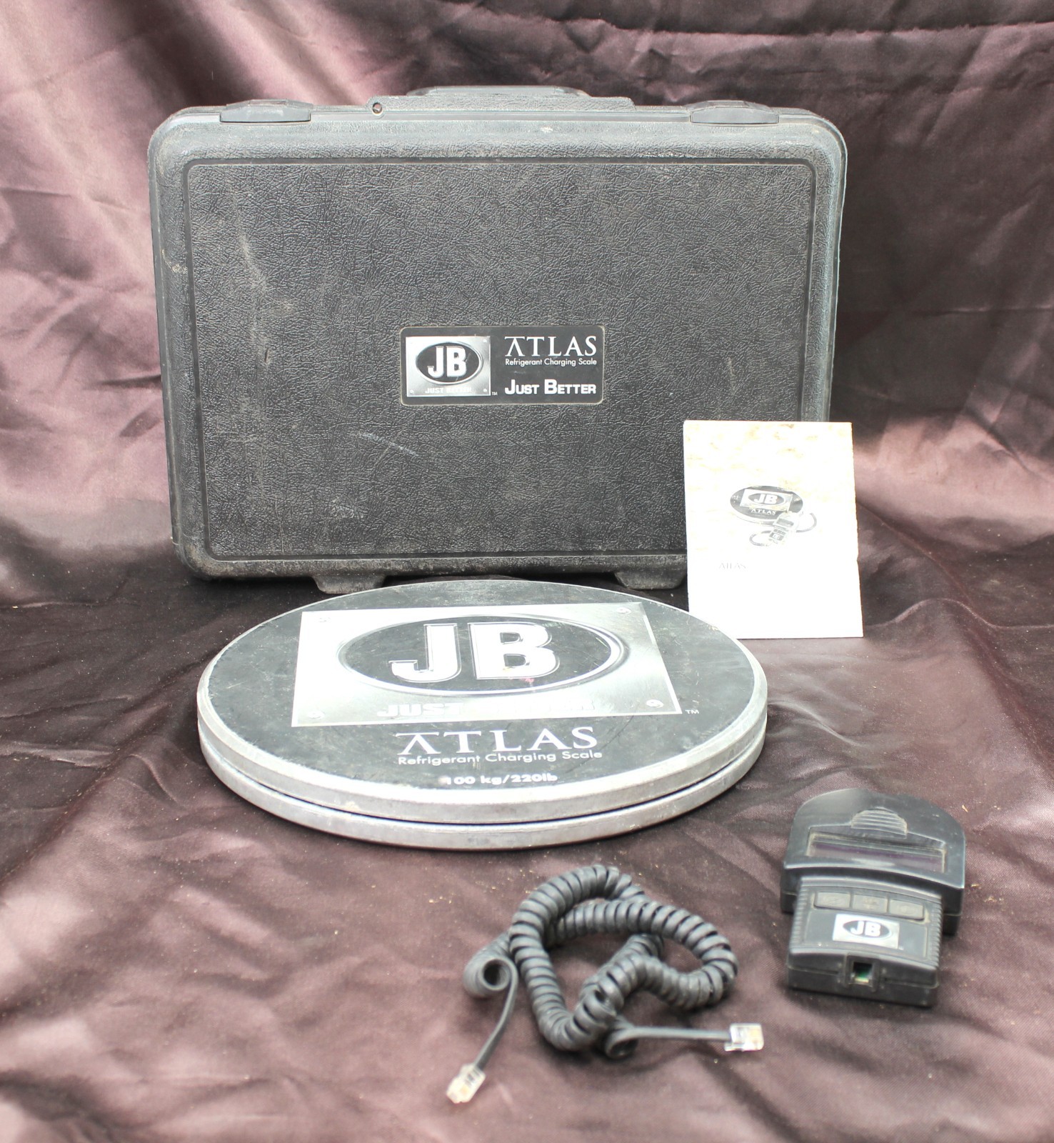 JB Atlas Refrigerant Scale 716-500-G37- 100 kg / 220 lb- Bad Controller