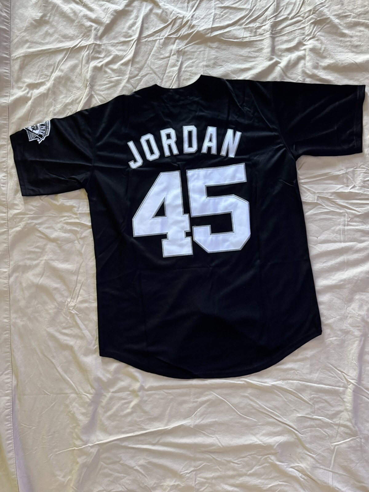 Chicago White Sox #45 Michael Jordan 3XL BLACK Baseball Jersey