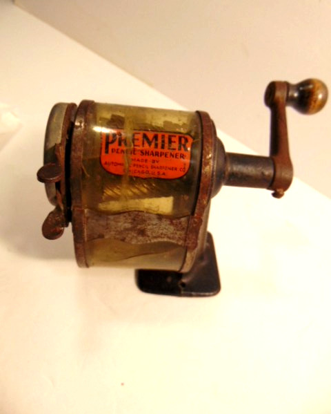 vintage Premier desk top Pencil Sharpener
