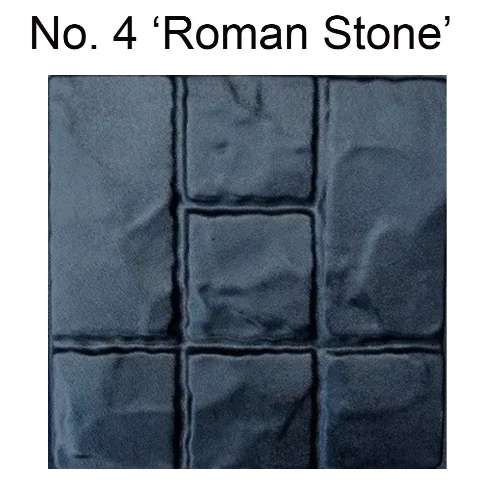 Plastic Mould for making tiles No.4 ‘Roman Stone’ Concrete Interior and Exterior
