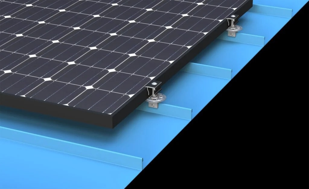 S-5! PVKIT 2.0 EdgeGrab or MidGrab Rooftop Solar Panel System in Anodized Black