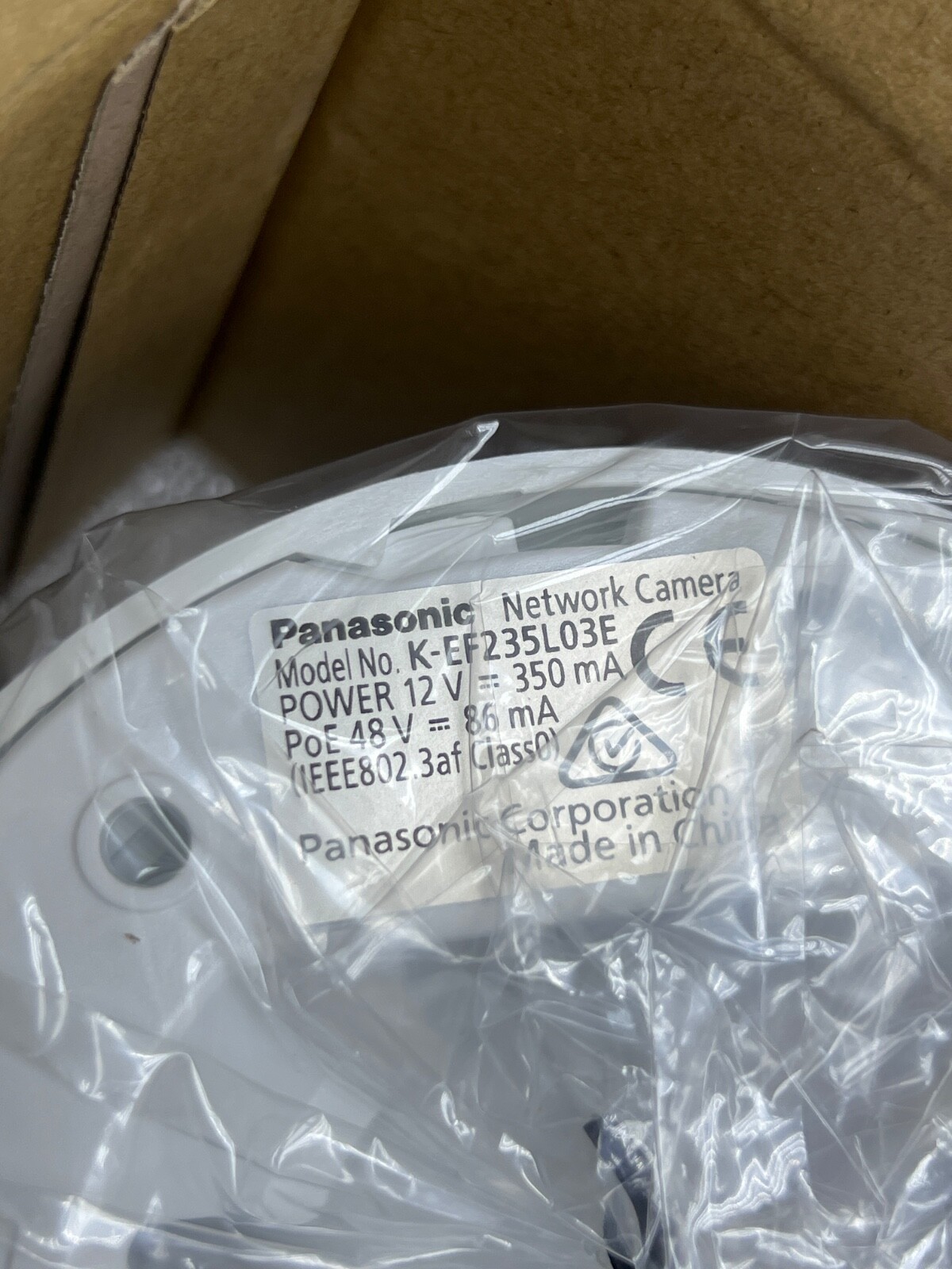 PANASONIC K-EF234L03E CCTV NETWORK CAMERA