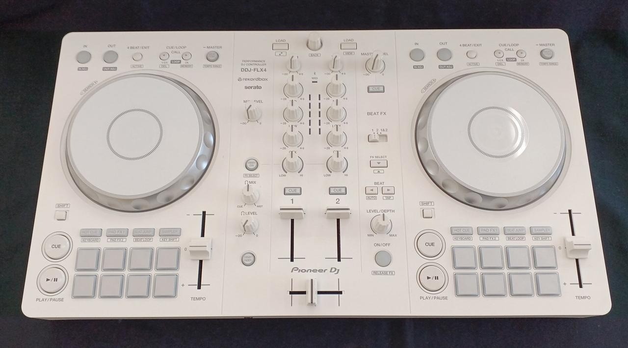 Pioneer DJ DDJ-FLX4-W 2-Channel DJ Controller Limited White w/Box From Japan