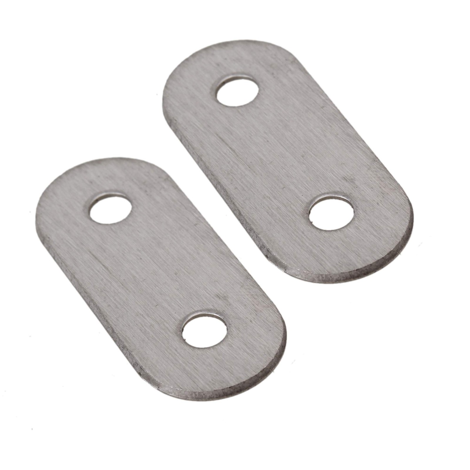 RDEXP 10pcs Stainless Steel Flat Corner Brace Brackets Mending Plates Silver