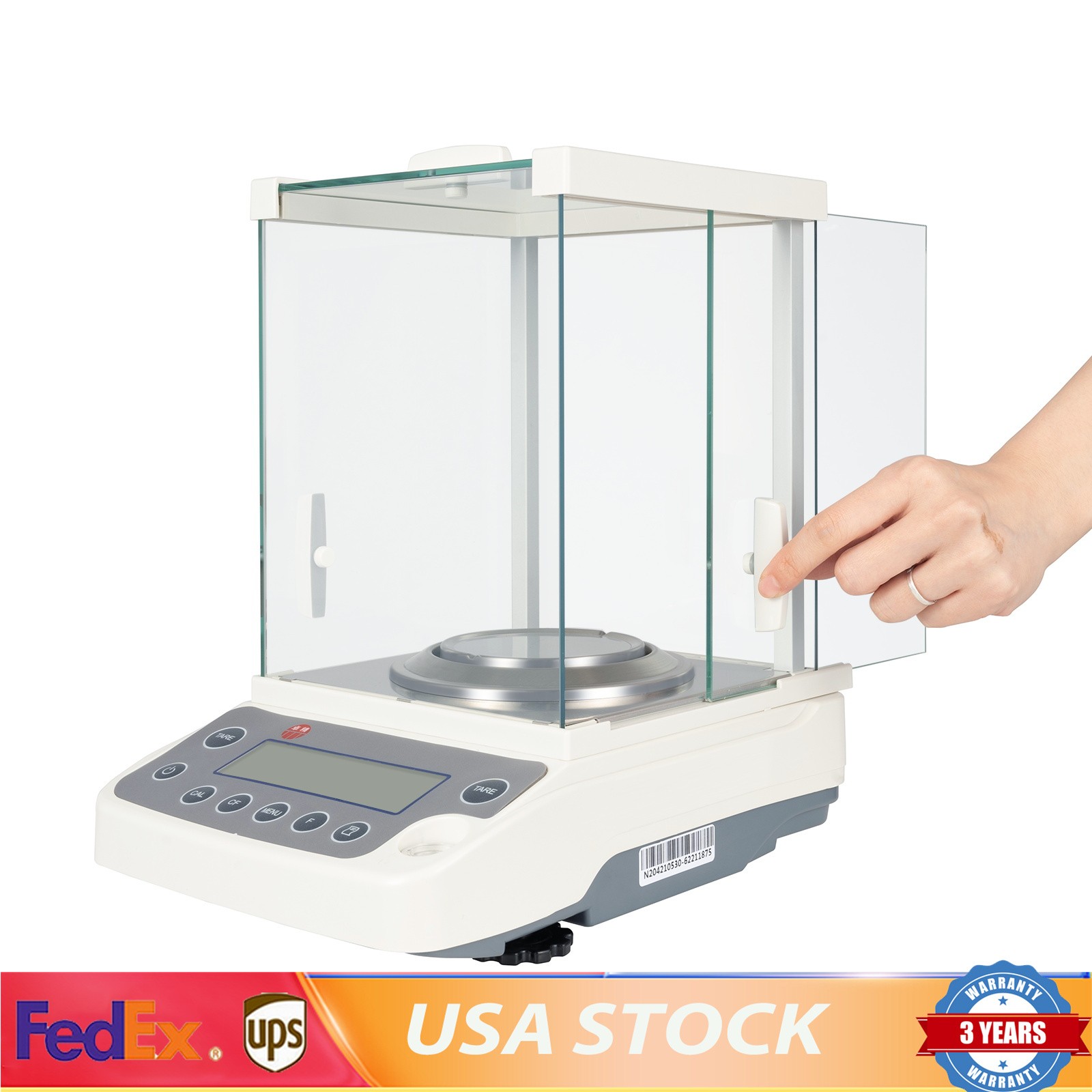 120 x 0.0001g 0.1mg Digital Electronic Analytical Balance Precision Lab Scale