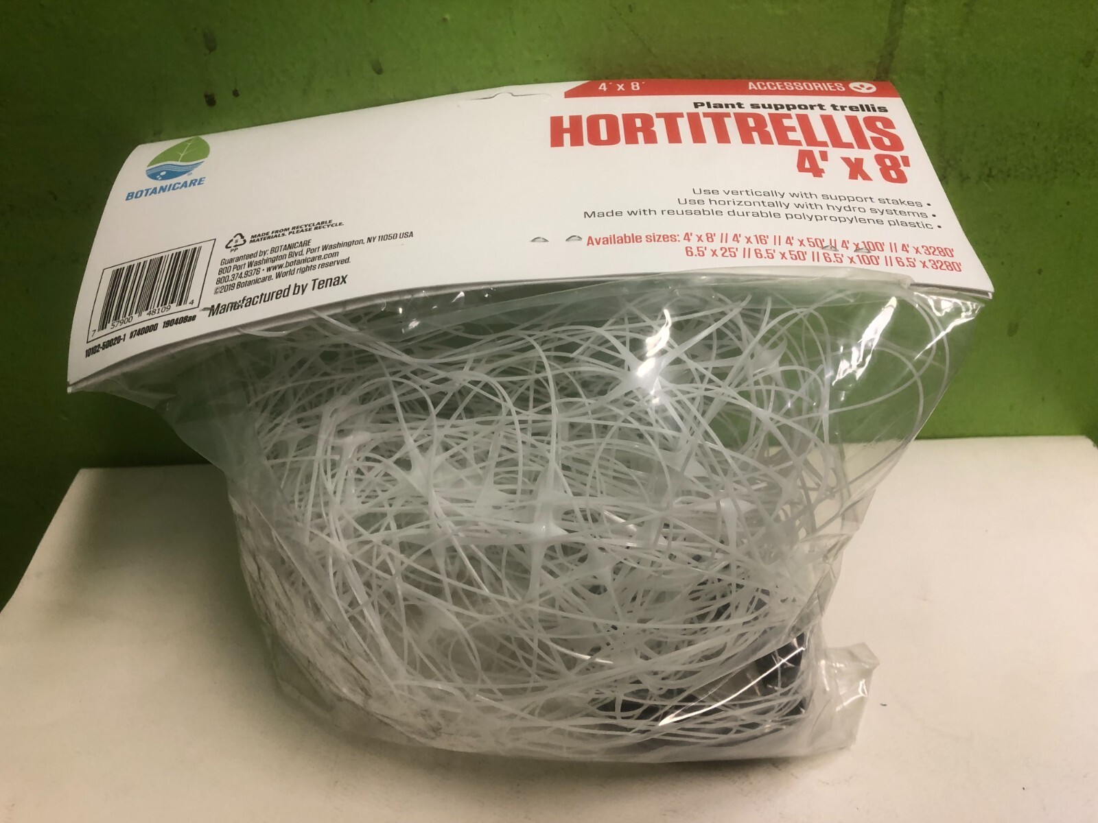 Botanicare HORTI-TRELLIS 4x8 4x16 4x100 Plant Support Plastic Netting BC