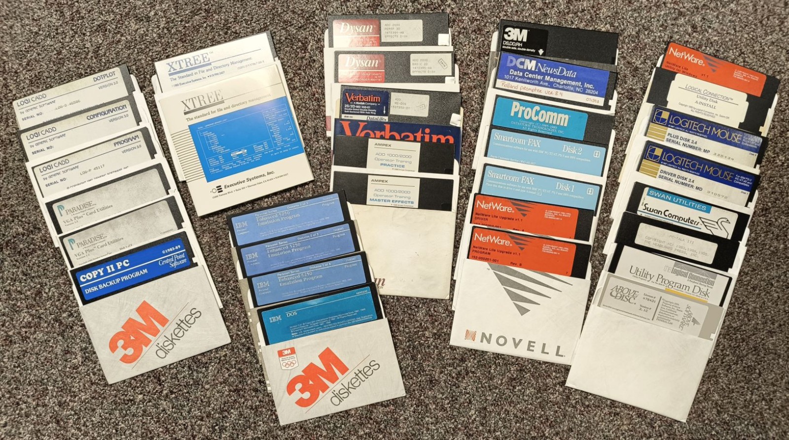 Vintage 5.25 Inch Floppy Disk - Lot of 31 - Untested
