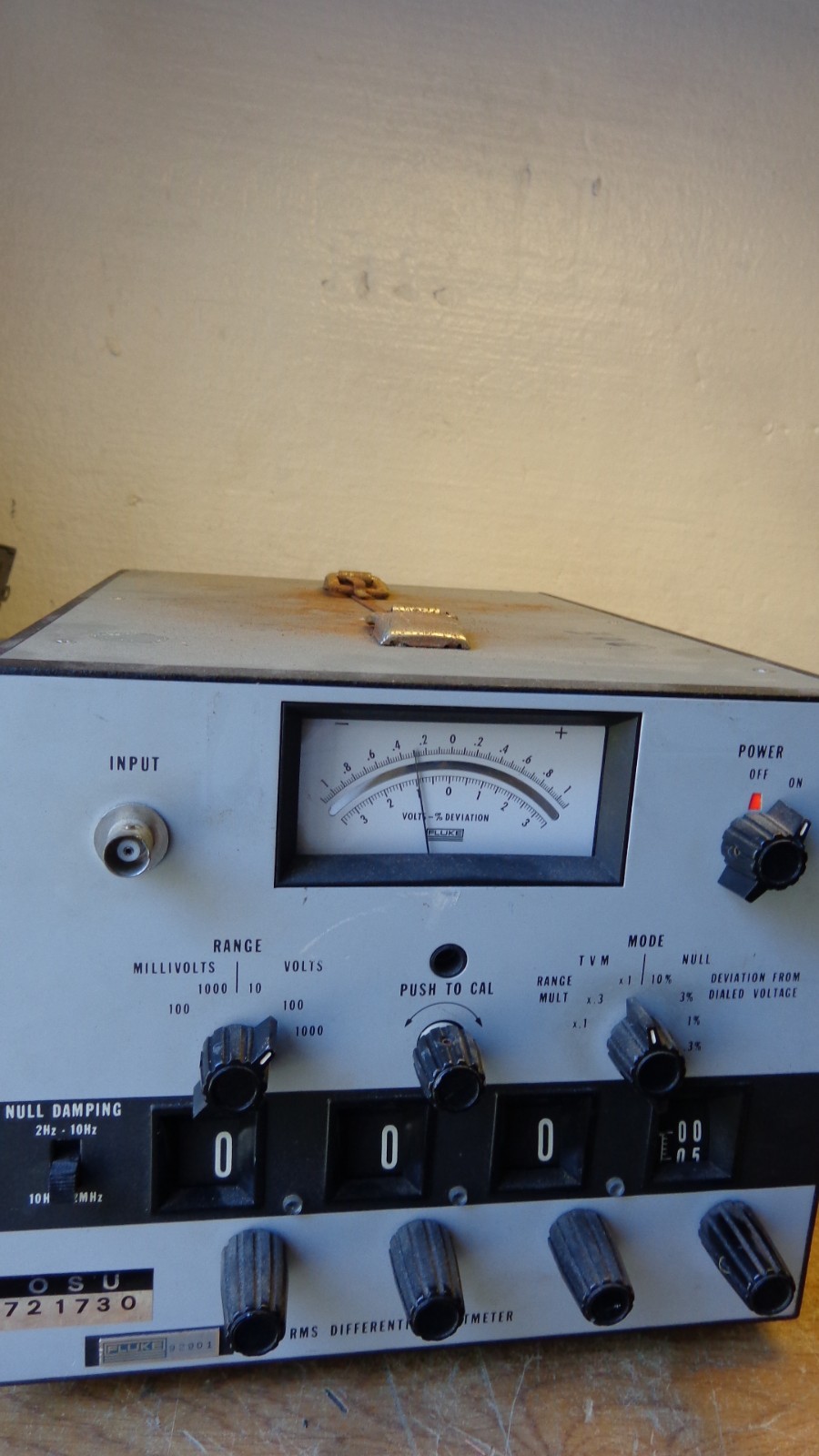 Fluke 931B RMS Differential Voltmeter