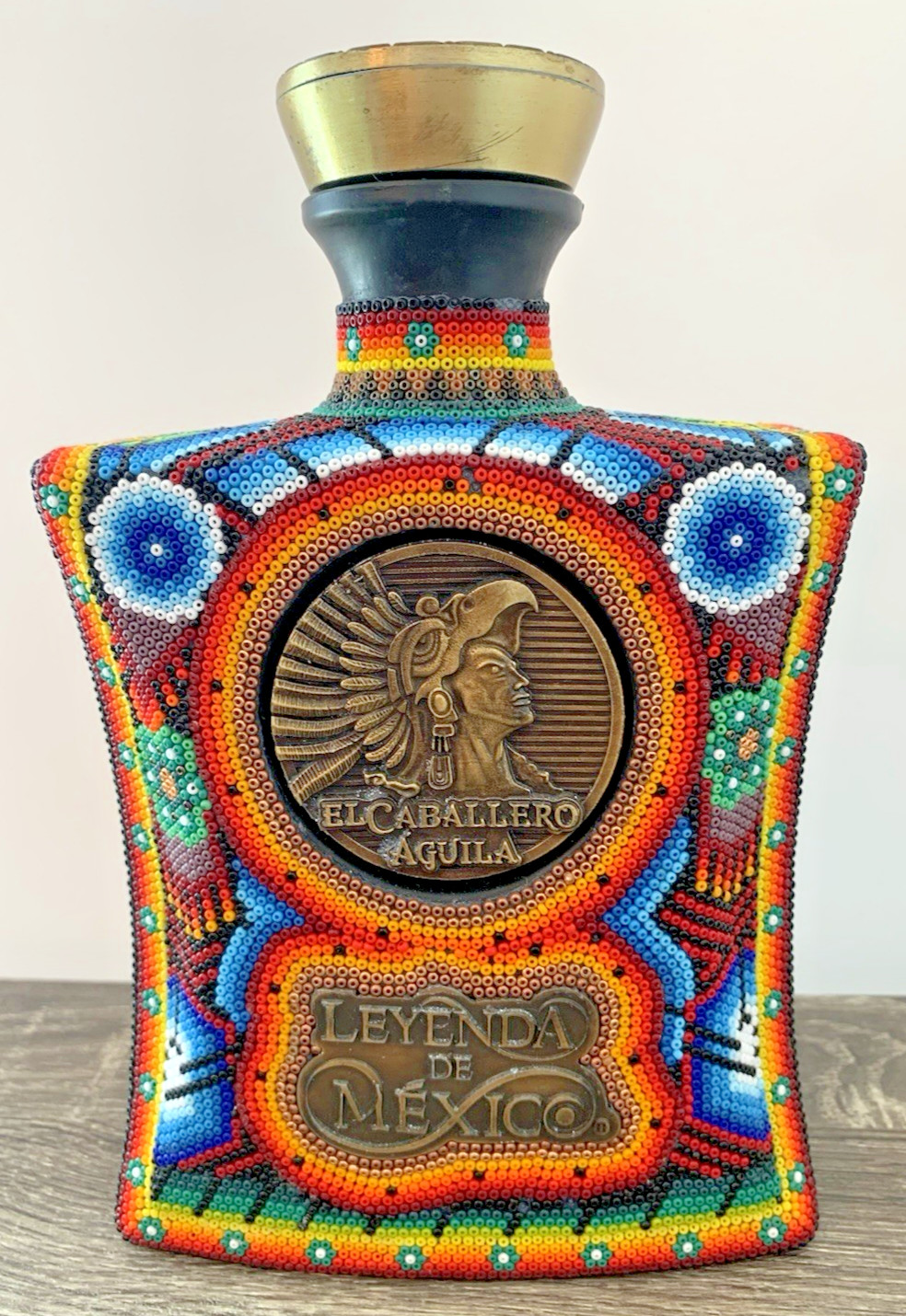 Leyenda de Mexico 9 Year EXTRA ANEJO Tequila 750ml EMPTY liquor bottle w/Snake🐍