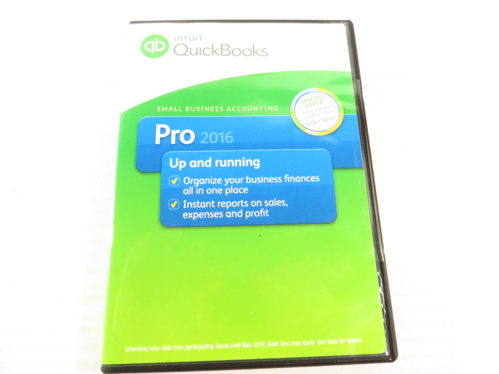Quickbooks 2016 Desktop Pro Windows Accounting Retail Full Ver. NO SUBSCRIPTI0N