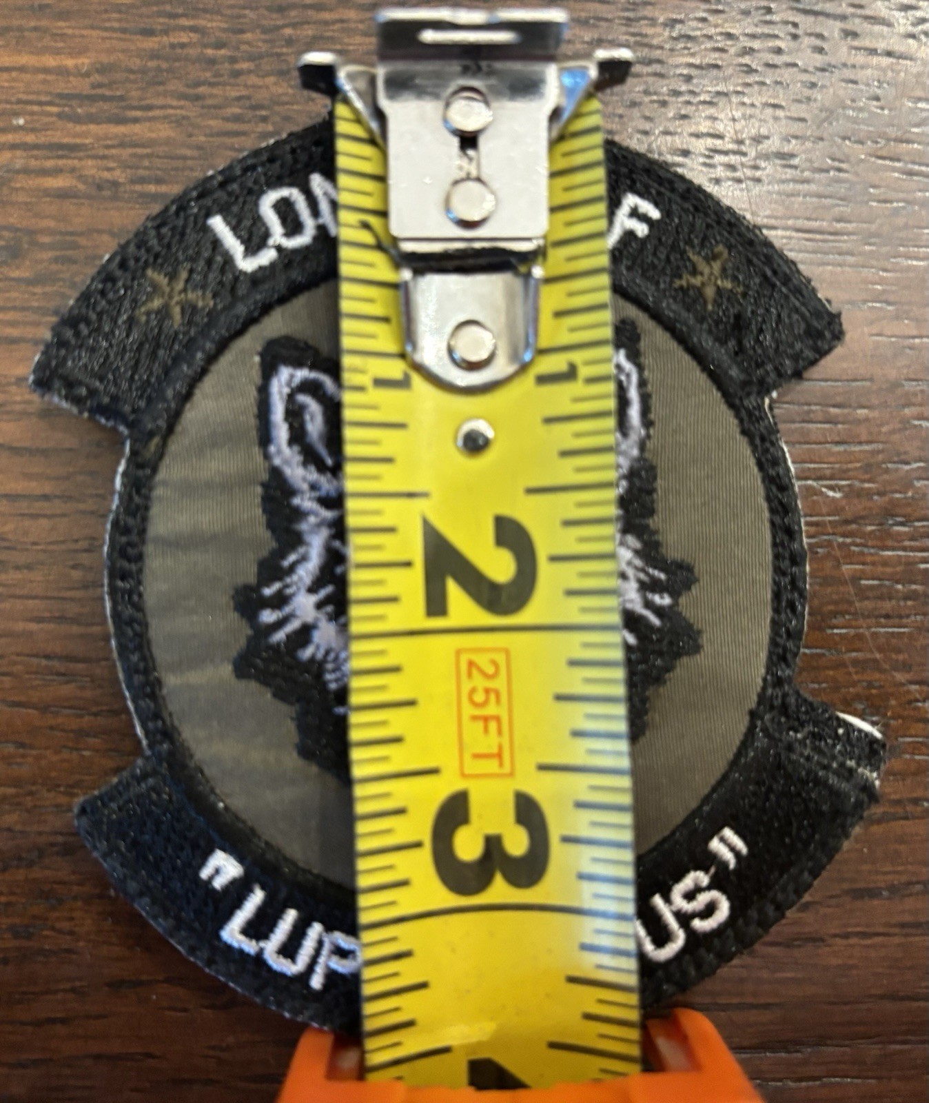 Iraq US Army Lone Wolf “Wolf Within” Patch- ~3”x3.5” Hook Back New