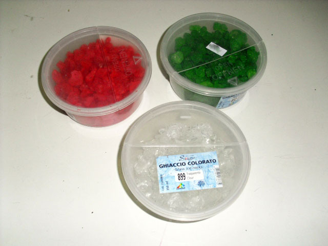 FERRARIO ESPRIMO - COLORED ICE - 350 ml - TRANSPARENT/GREEN/RED