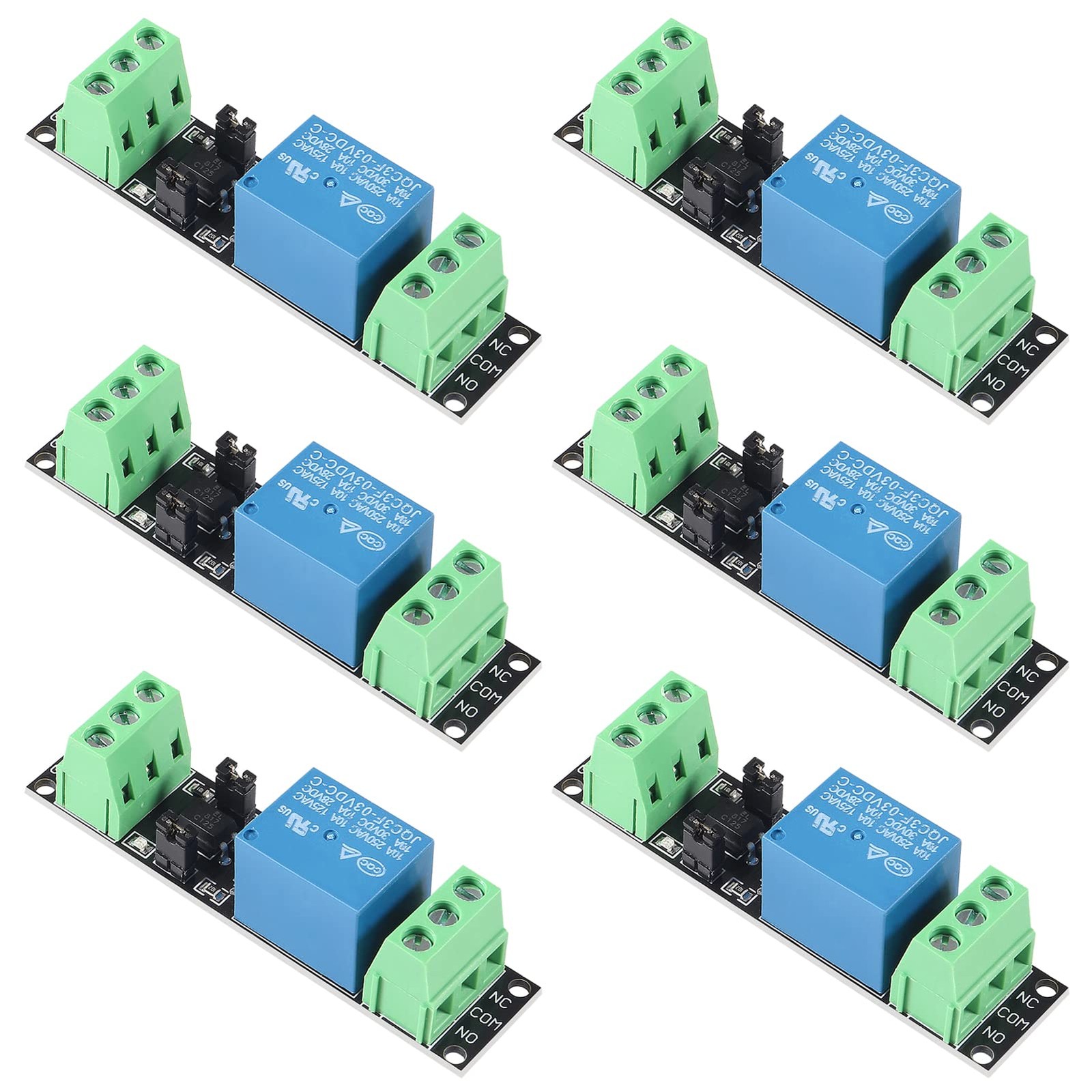 6PCS 1 Channel DC 3V Relay Module High Level Driver Control Board