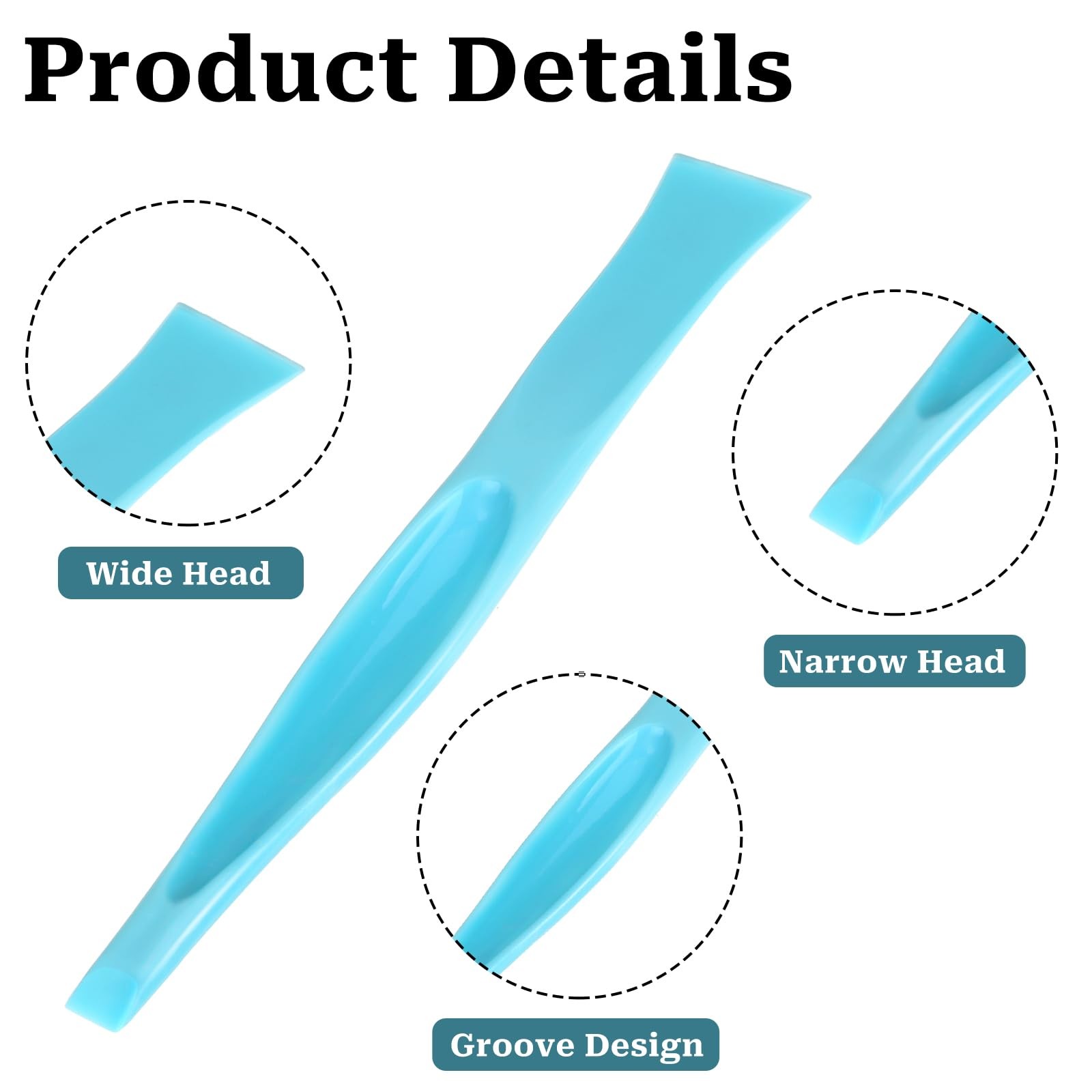 2 in 1 Plastic Scraper Tool,Multi-purpose No-Scratch Scraping Tools Small Scr...