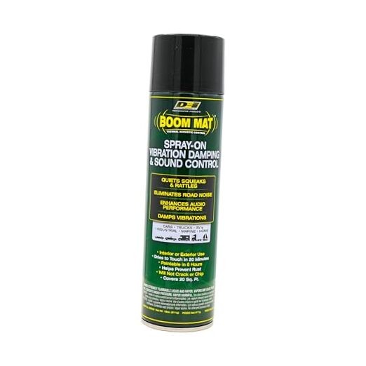 50220 Boom Mat Deadening Spray | Spray-On Sound Deadener for Cars | Eliminate
