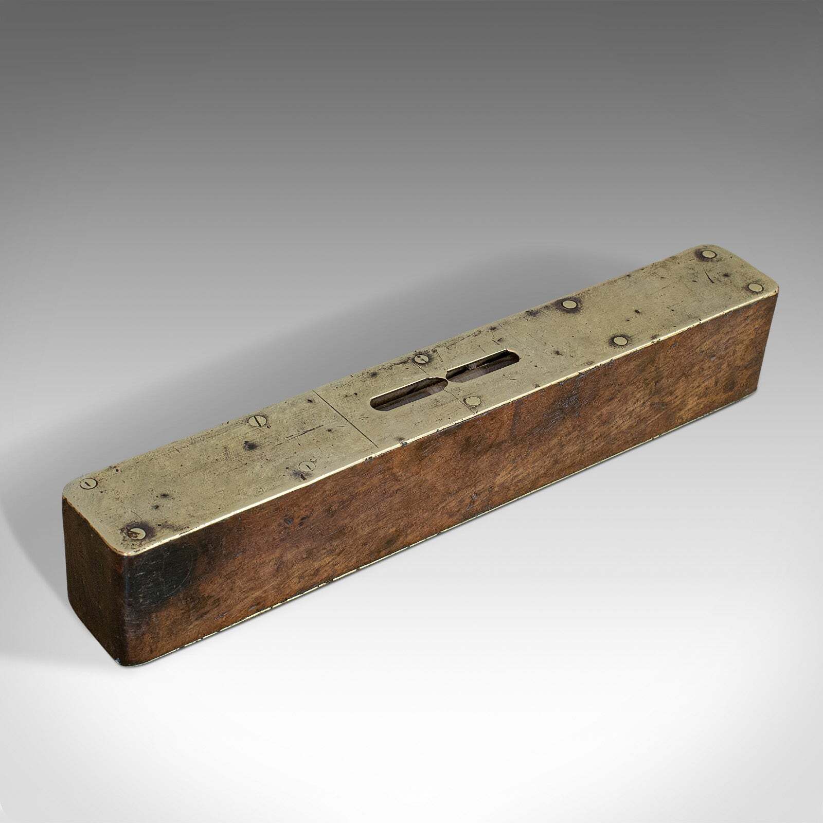 Vintage Spirit Level, English, Rosewood, Craftsman's Instrument, Circa 1950