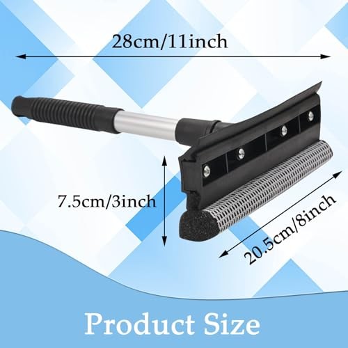 2 Pack Squeegee for Car Window Cleaning and Windshield Washing Standard Window