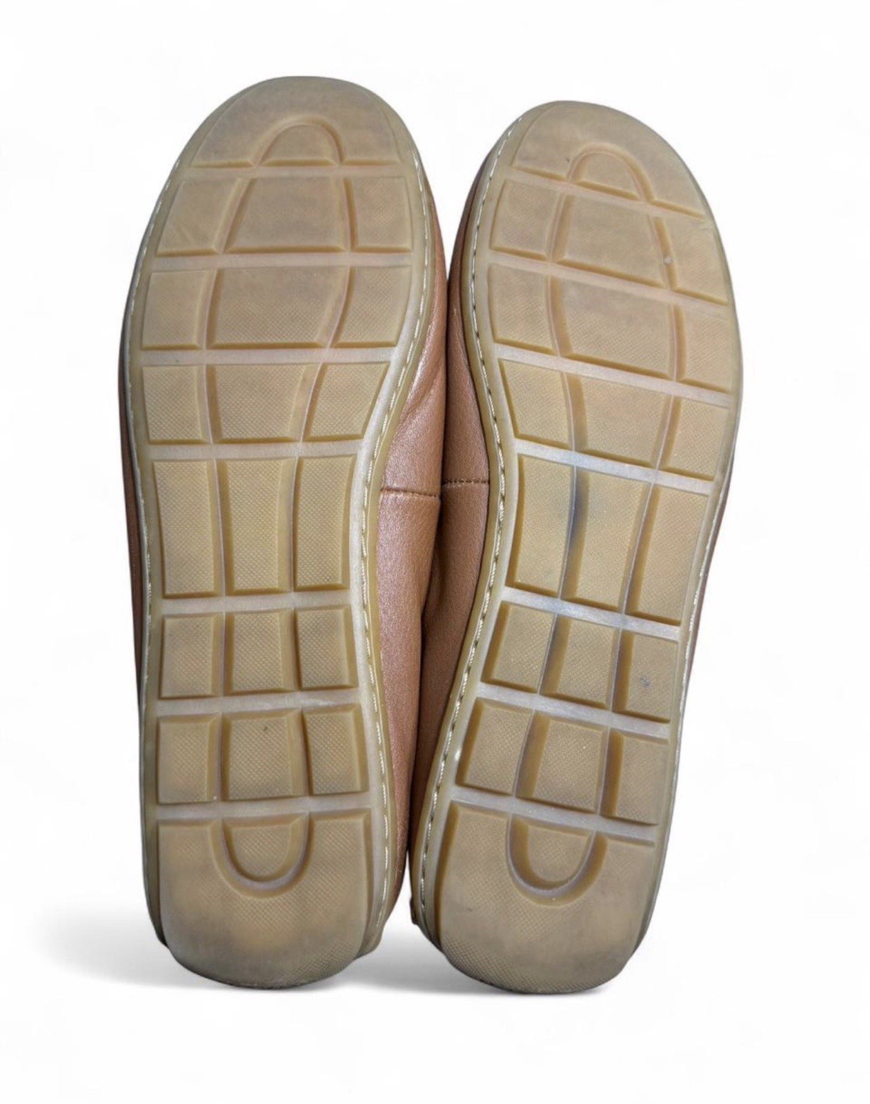Coach Mary Lock Up Leather Driving Loafers Brown Slip On Women’s 8.5