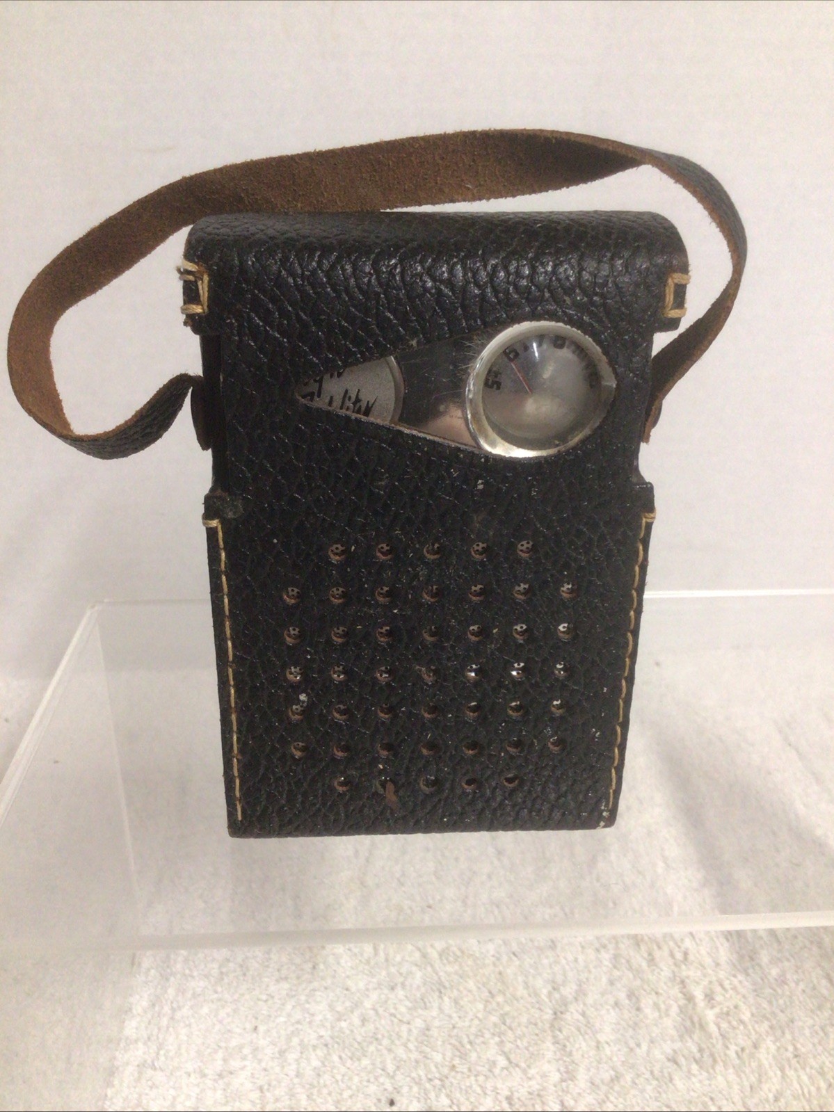 VTG Kent 6 Transistor Handheld Radio With Case High Fidelity Parts Or Repairs