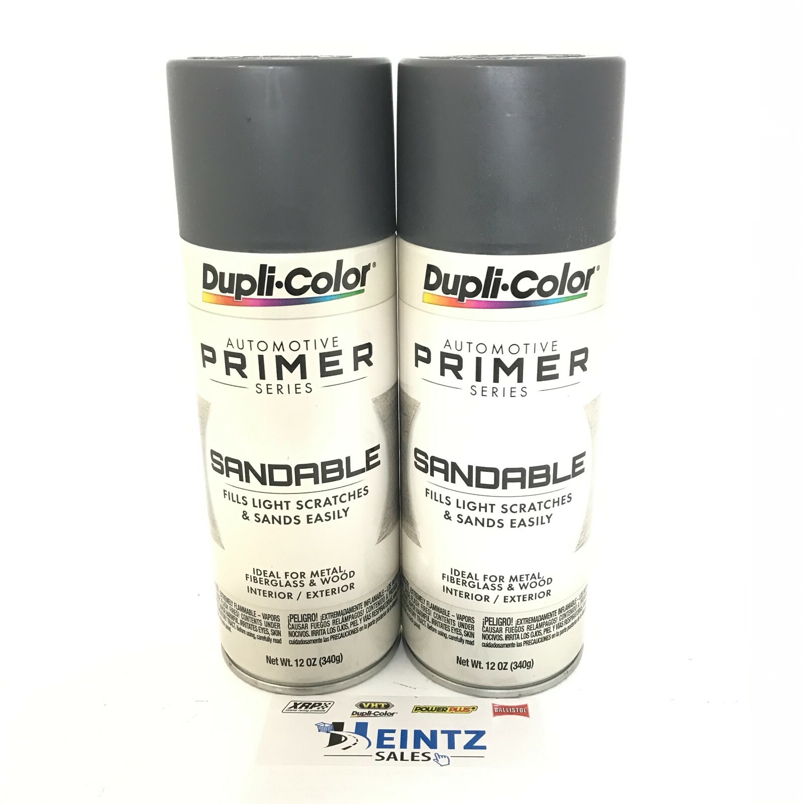 Duplicolor DAP1692-2 PACK GRAY HOT ROD Sandable Filler Primer - 12 oz