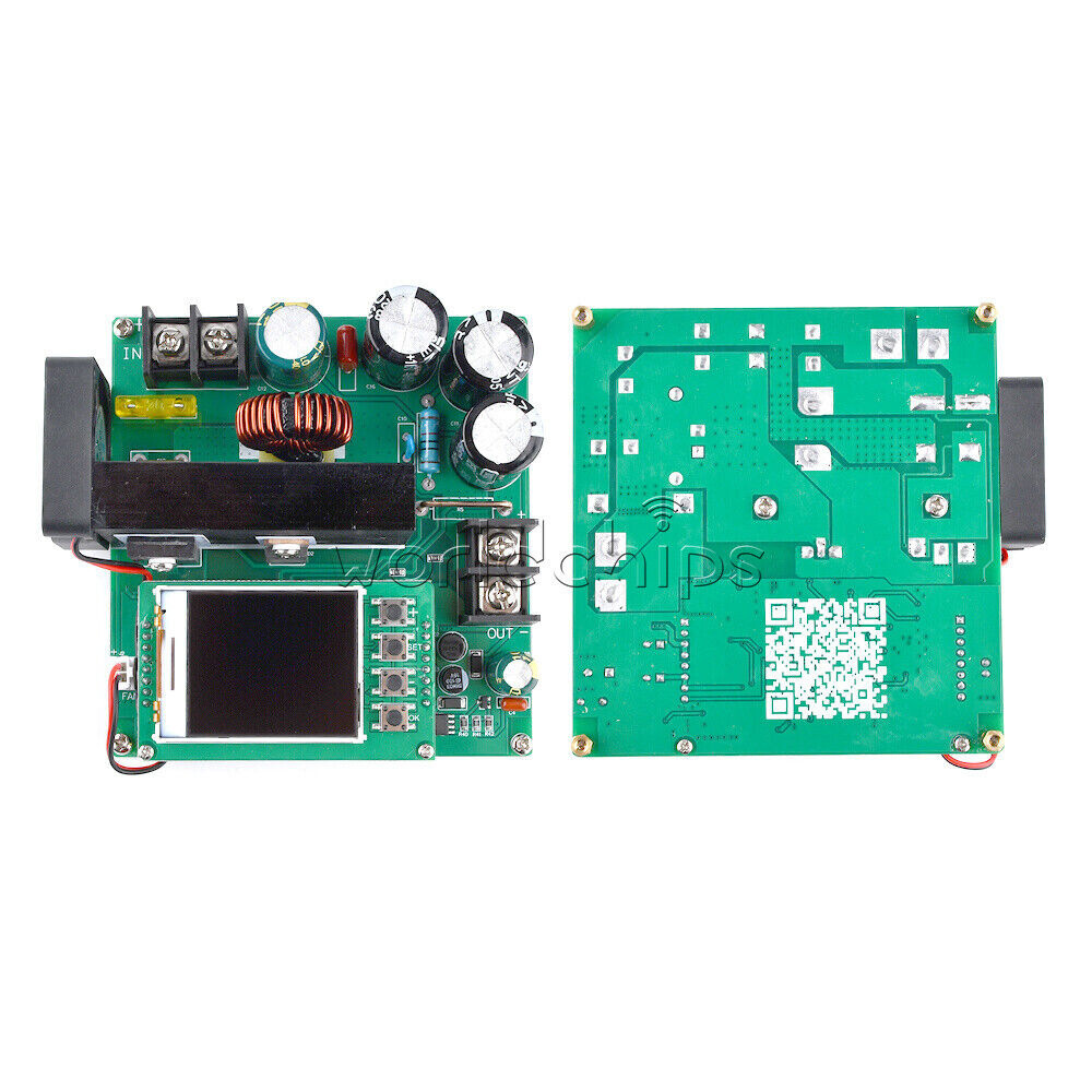 DC9V~60V 900W 15A CNC LCD Display Constant Current Voltage DC Boost Module New