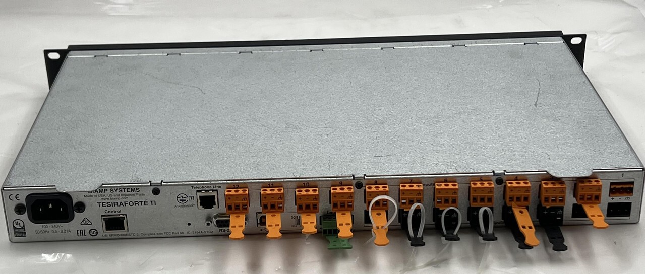 BIAMP TESIRA FORTE TI DIGITAL AUDIO SIGNAL PROCESSOR