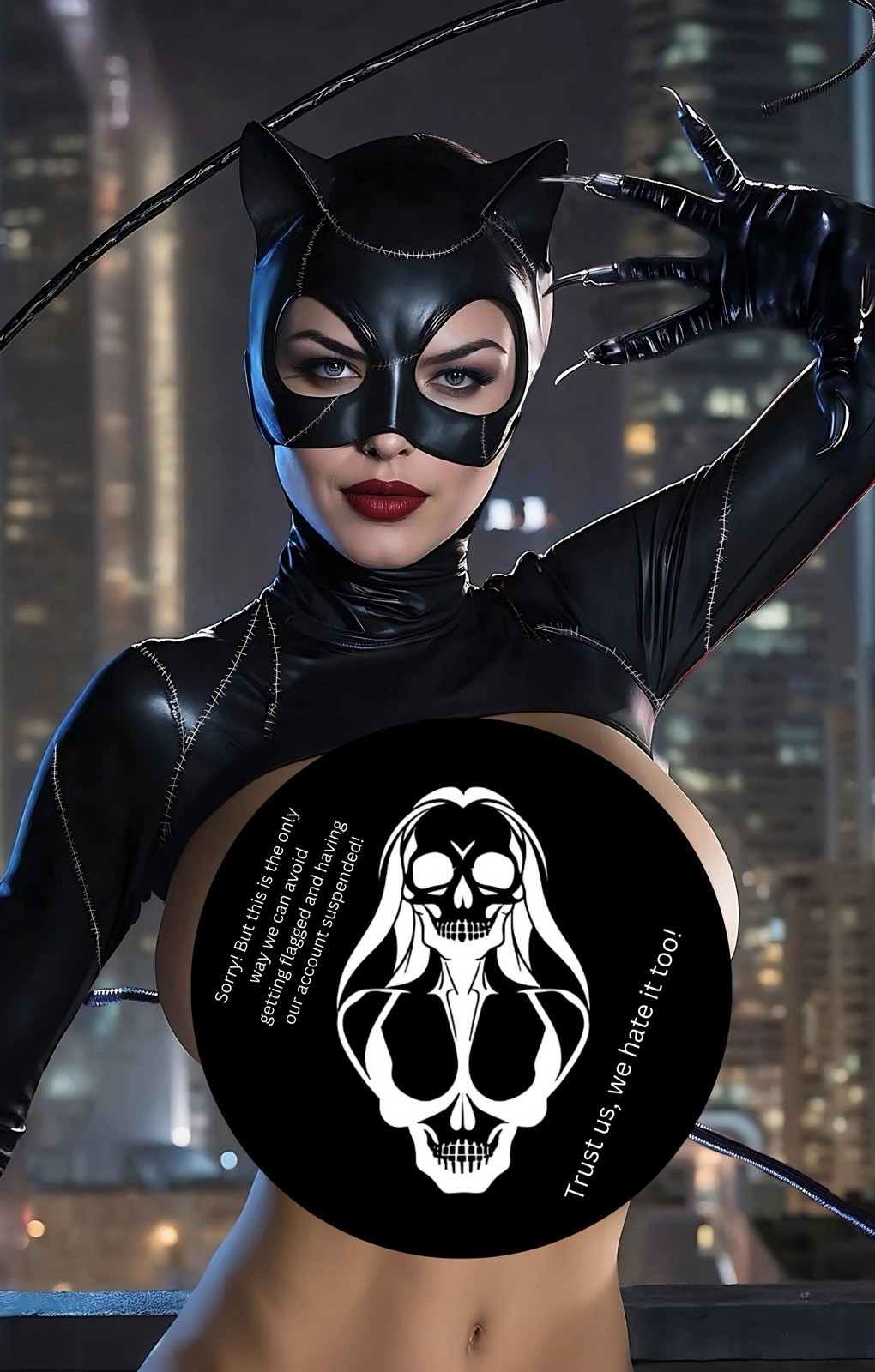 Catwoman ‘89 (NUDE CLOSEUP) Double Sided - Ltd to 100 W/CoA Deviant Nation
