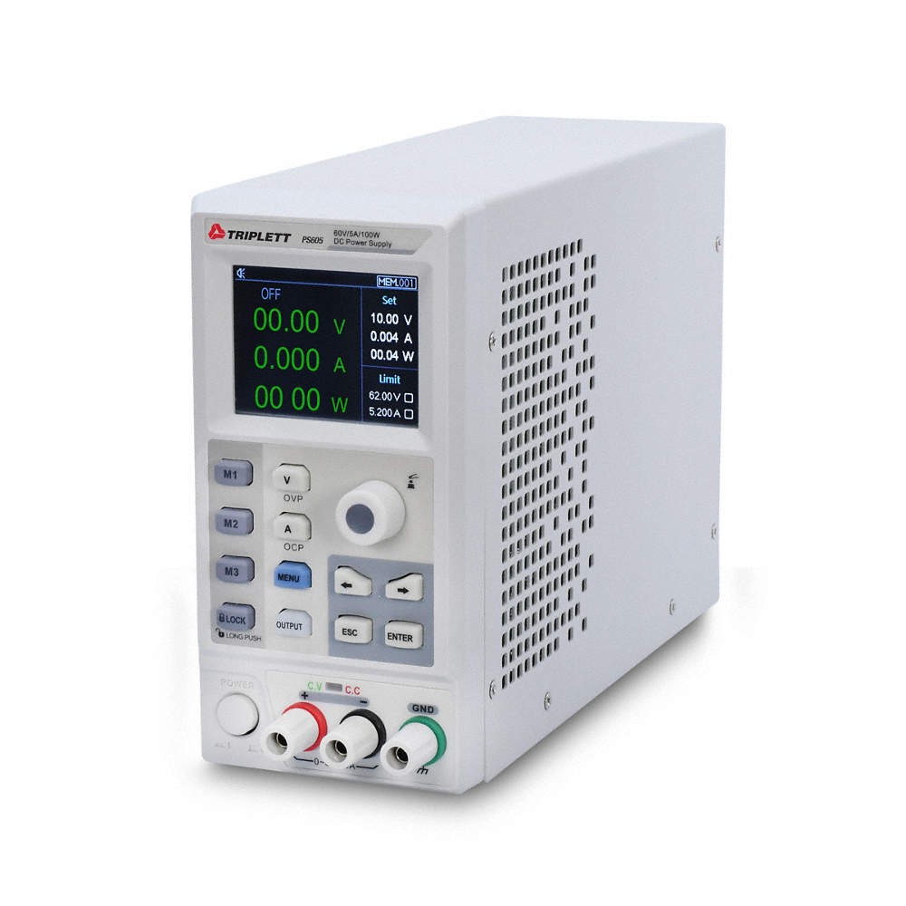 TRIPLETT PS605 Single Output DC Power Supply 817L35