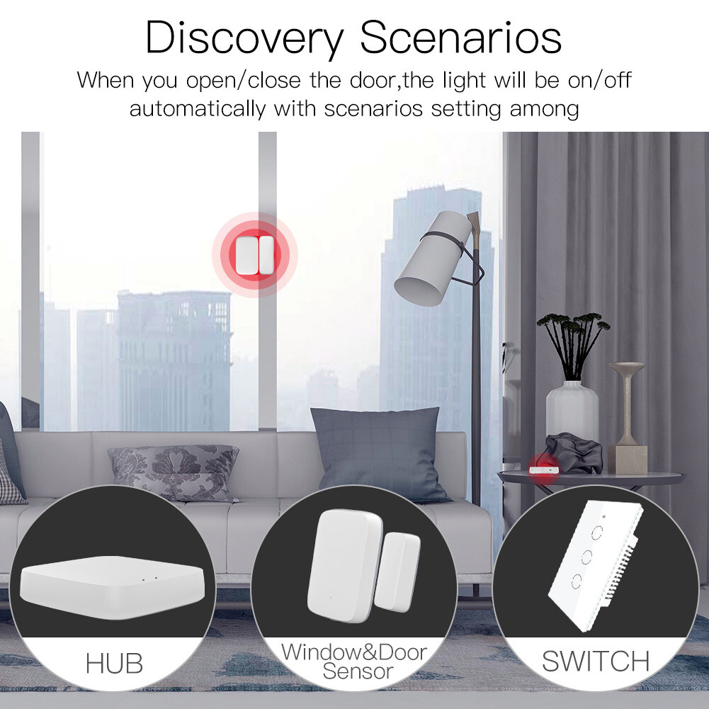 MOES Tuya Zigbee Smart Home Bridge Wireless Hub Gateway Alexa Google APP Control