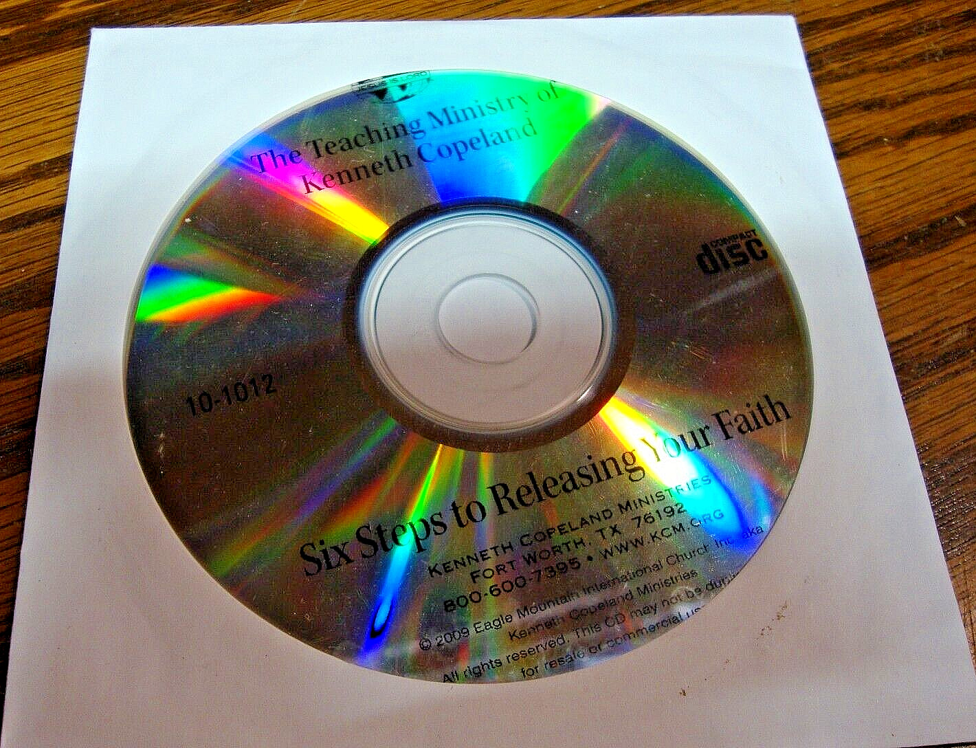The Teaching Ministry of Kenneth Copeland CD 6 Steps to Releasing Your Faith  S5