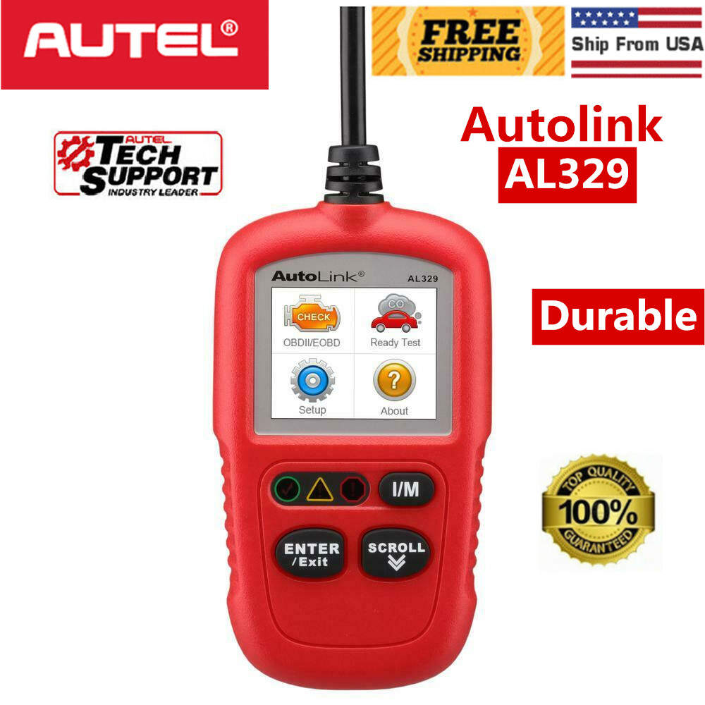 Autel Autolink AL329 OBD2 CAN OBDII Auto Car Code Reader Diagnostic Scanner Tool