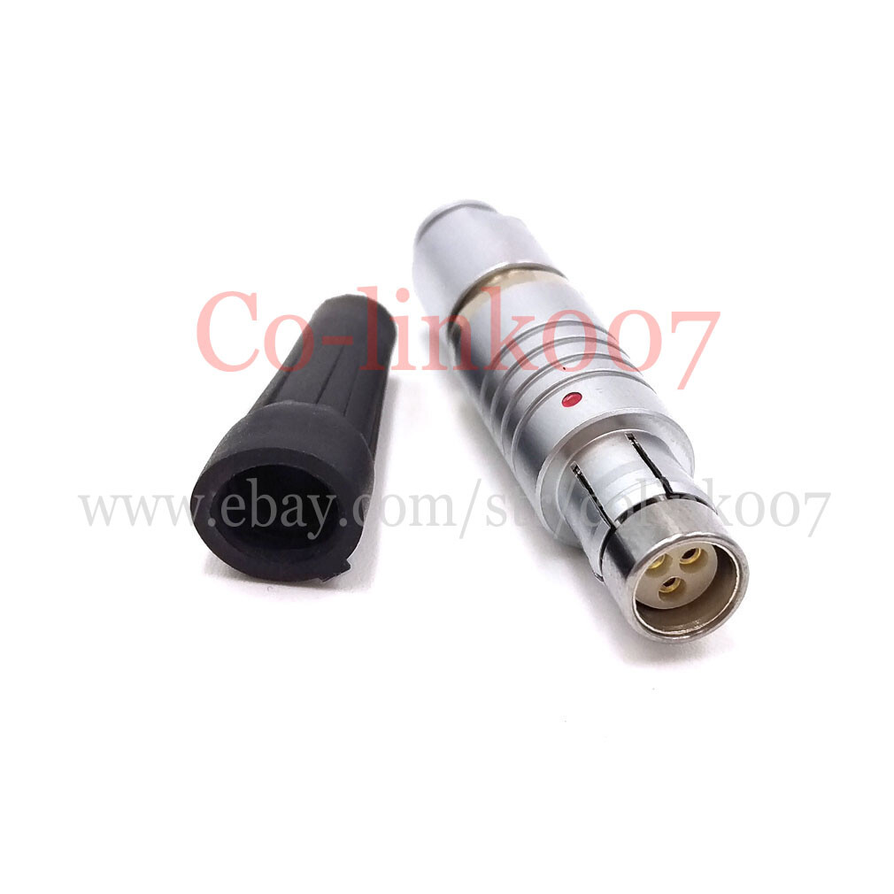 RS 3pin Female Plug for CineTape Power Cable, M9 0F S102 3pin Female Connector