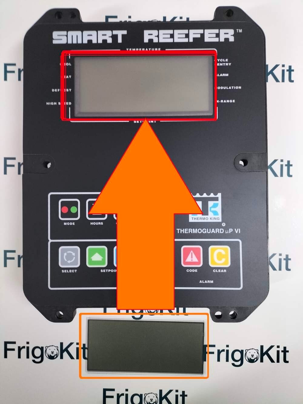 TRP LCD DISPLAY REPLACEMENT FOR THERMOGUARD UPIV UPIV+ MPV MP-IV MP-VI MP4 SR+