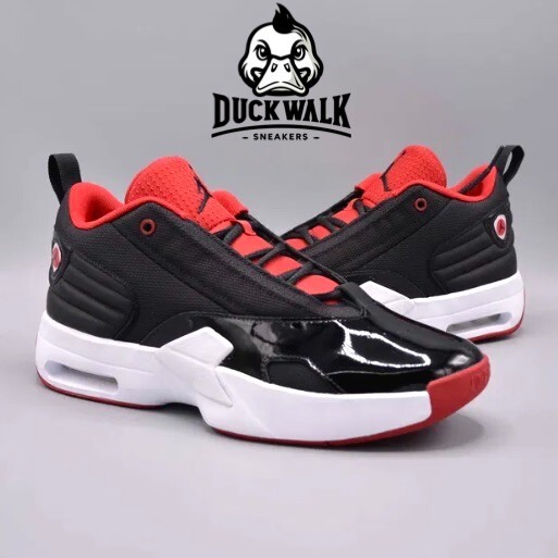Nike Air Jordan Max Aura 6 Shoes Black Gym Red White FQ8298-006 Men's Multi Size