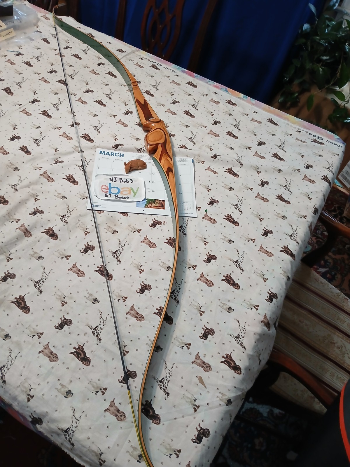 Vintage Sanders Archery 6-Gold  recurve LH 45# refinished