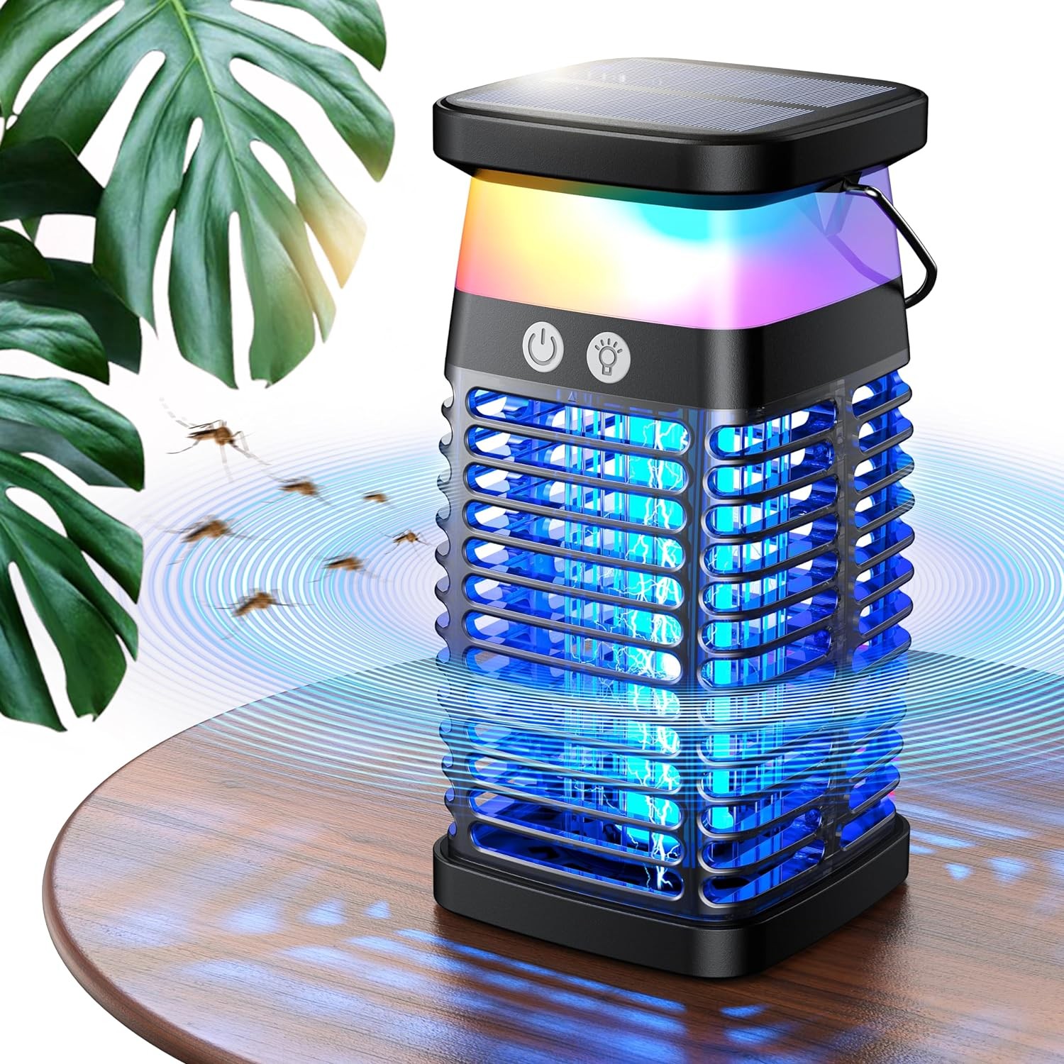 WULYNO Bug Zapper Outdoor Indoor with RGB Light & Reading Lamp SJZ-071 - BLACK