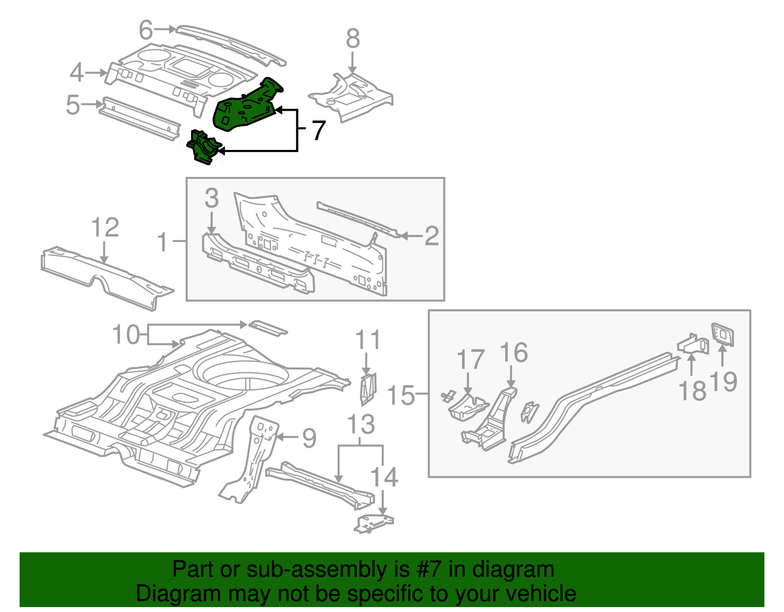 Genuine GM Extension Panel 88948629